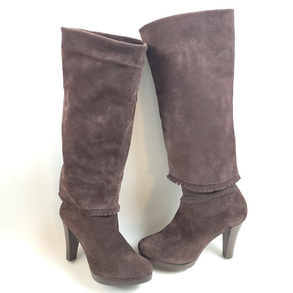 Matisse Tantalize 2 Women's Brown Suede knee high Boots shoes Size 9
